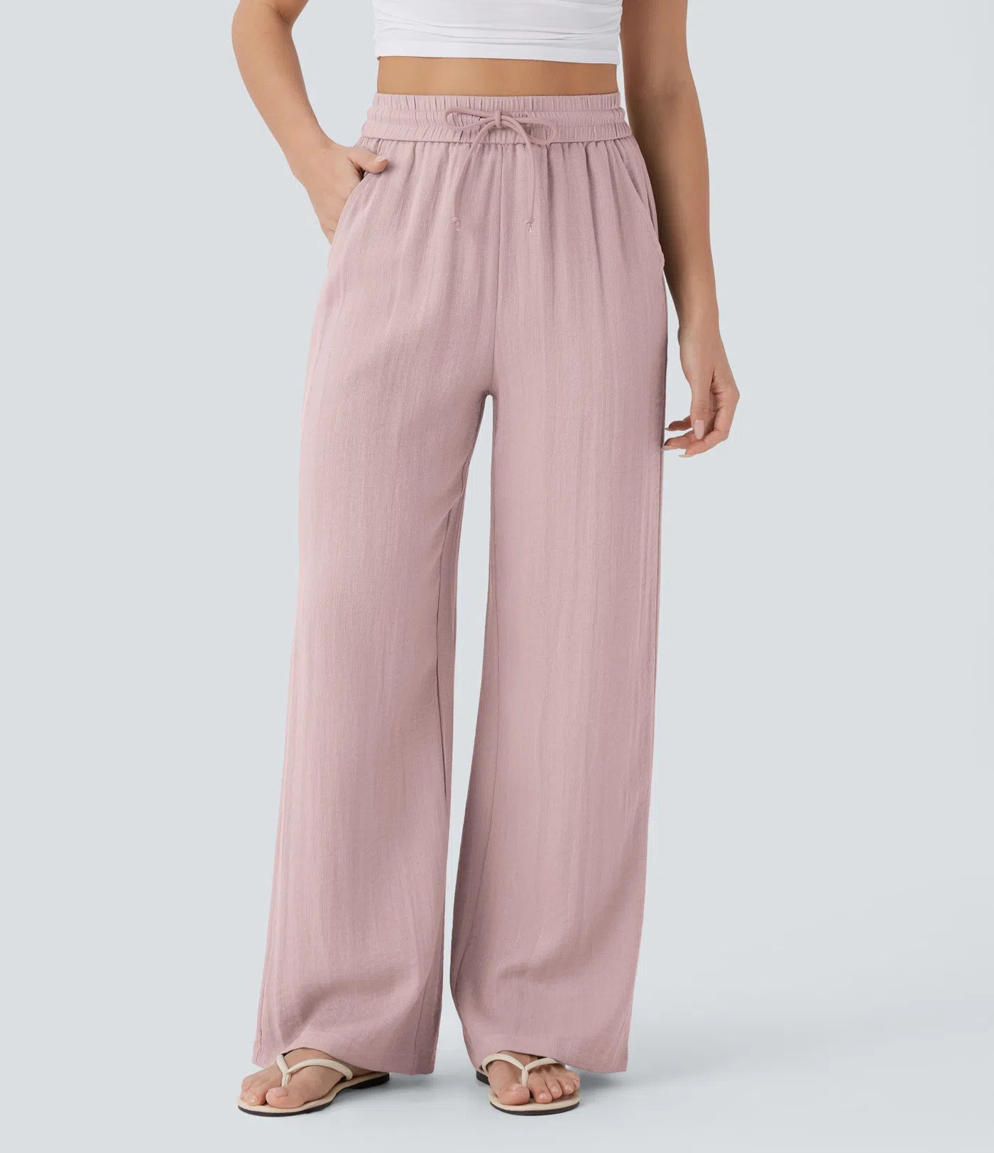Women's wide-leg casual pants