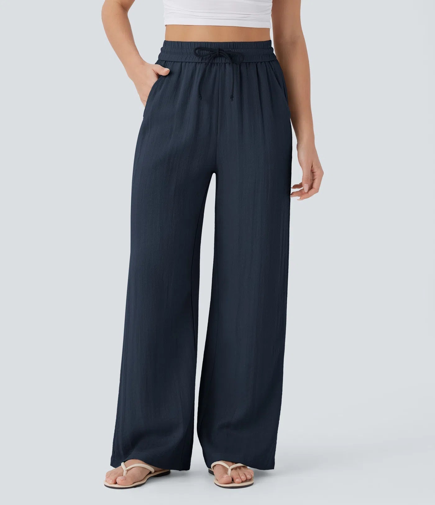 Women's wide-leg casual pants
