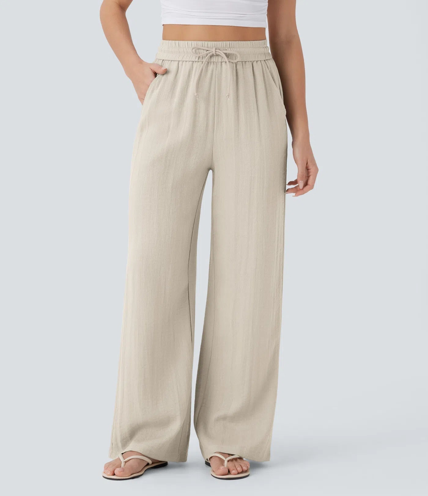 Women's wide-leg casual pants