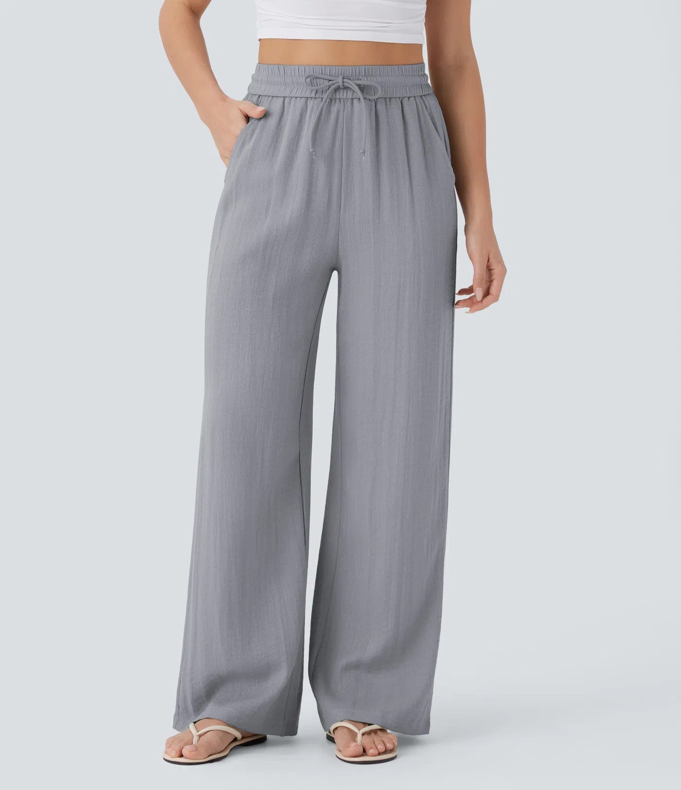 Women's wide-leg casual pants