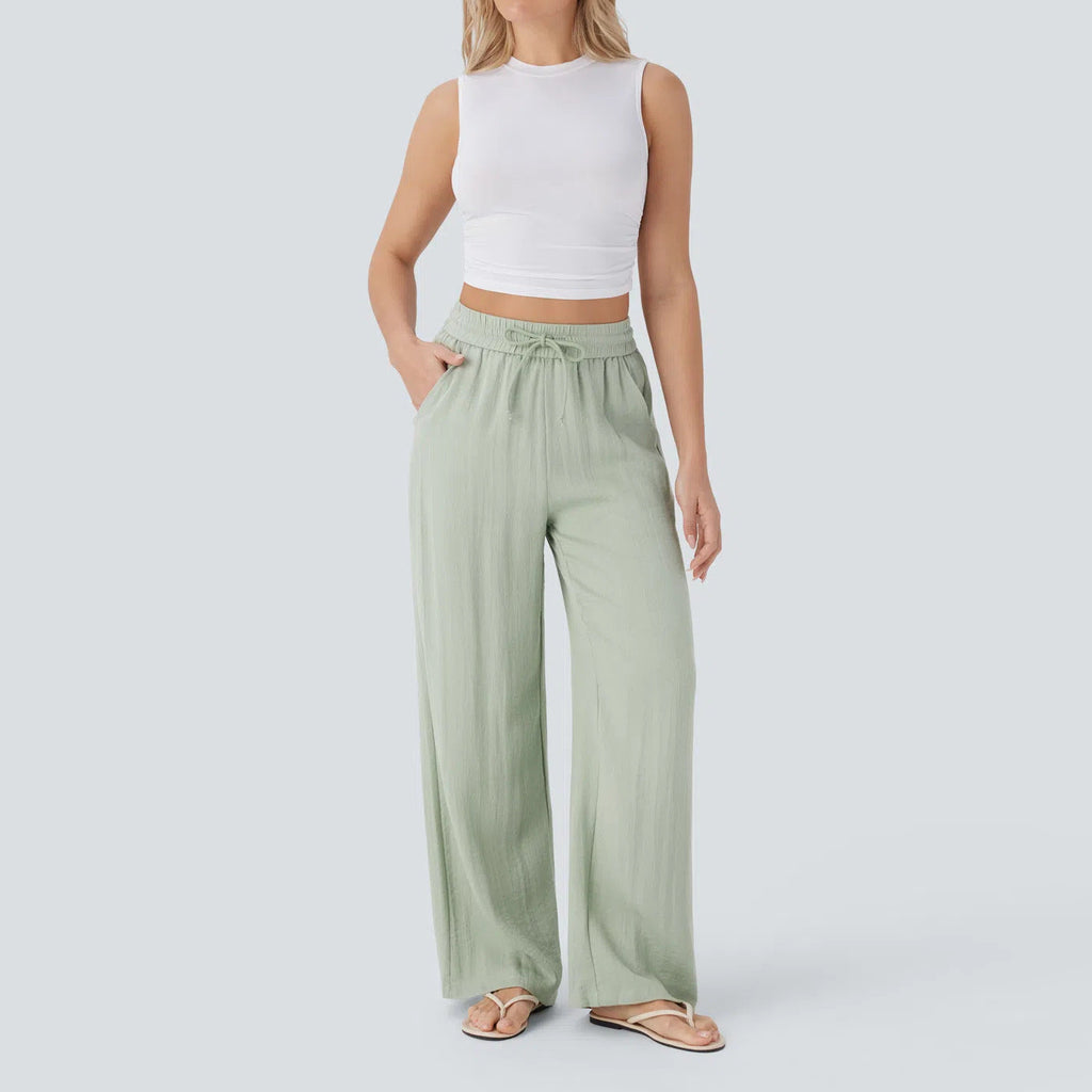 Women's wide-leg casual pants